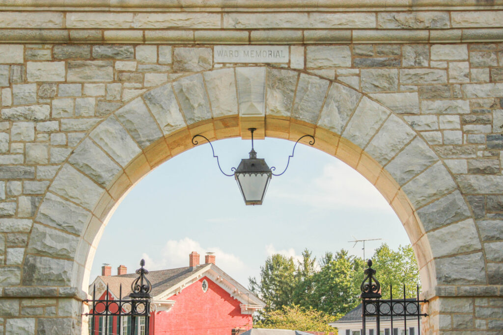 The Ward Memorial Arch.